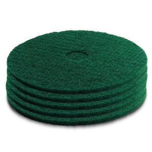Karcher Medium Hard Green Floor Pads 306mm - Box 5